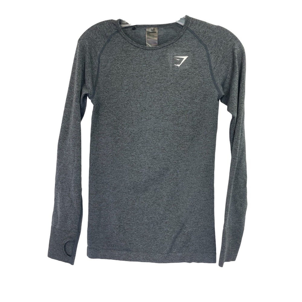Gym‎ Shark Womens Sz Medium Grey Pullover Shirt (U34) NW/OTs